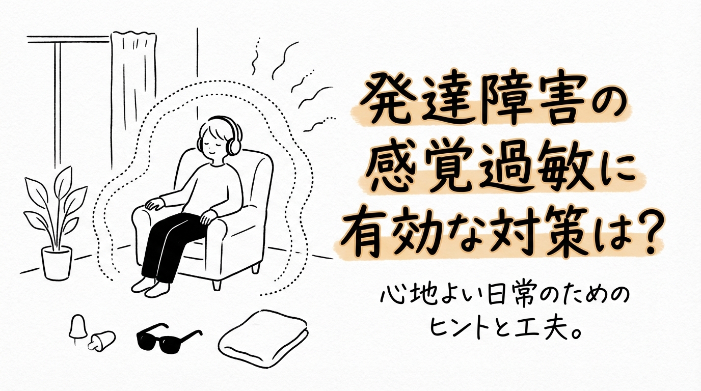 発達障害の感覚過敏に有効な対策は？