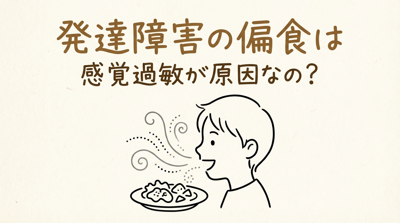 発達障害の偏食は感覚過敏が原因なの？