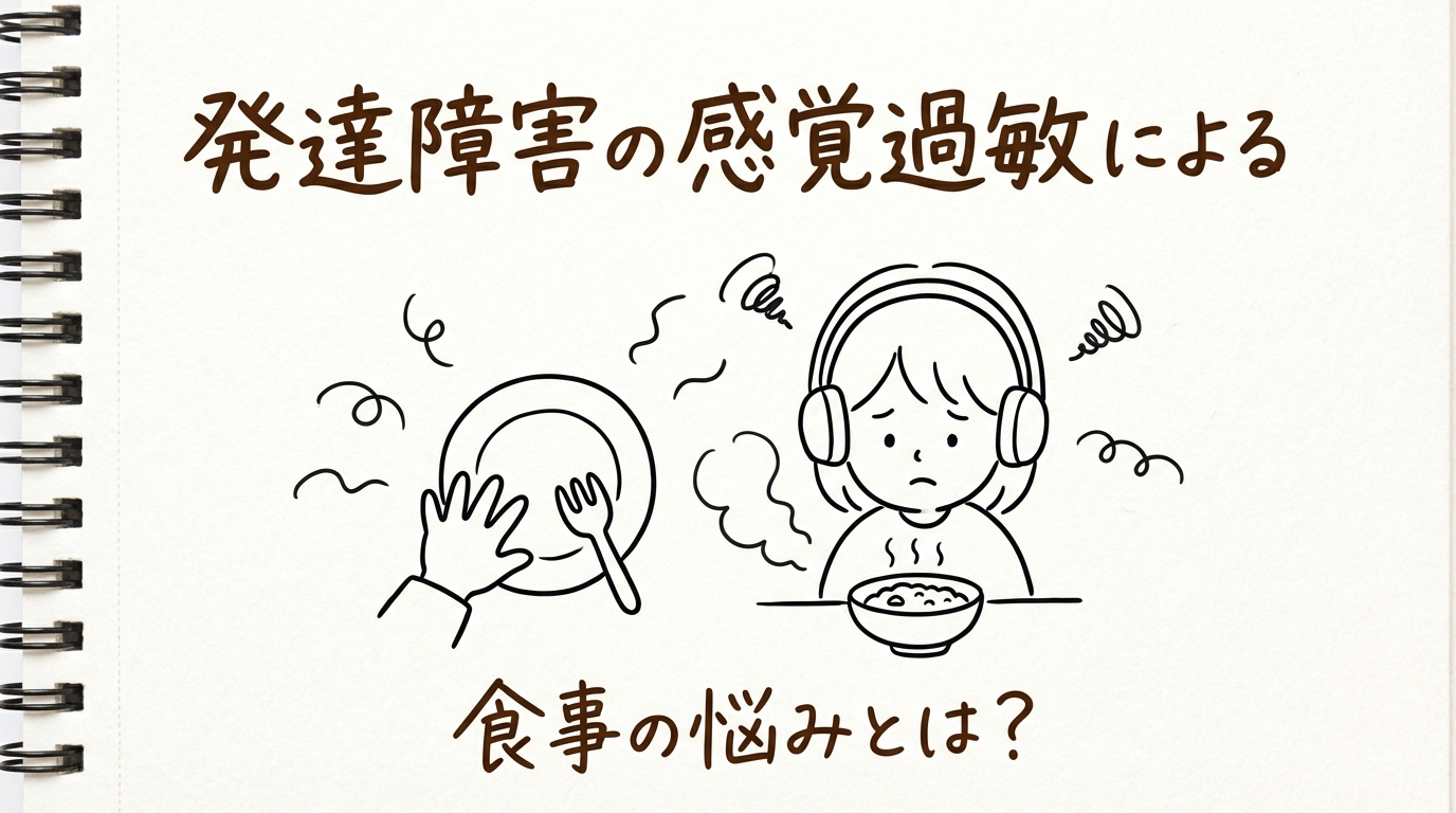 発達障害の感覚過敏による食事の悩みとは？