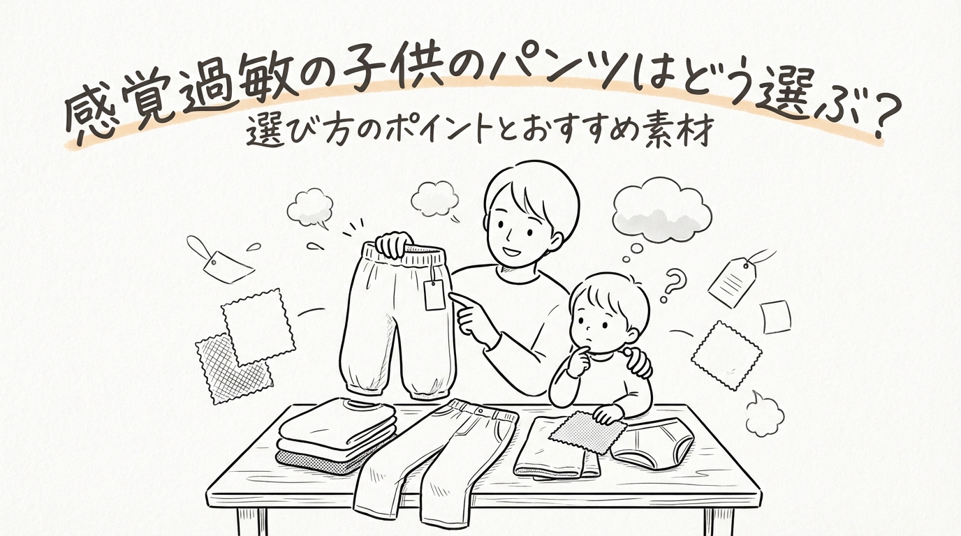 感覚過敏の子供のパンツはどう選ぶ？