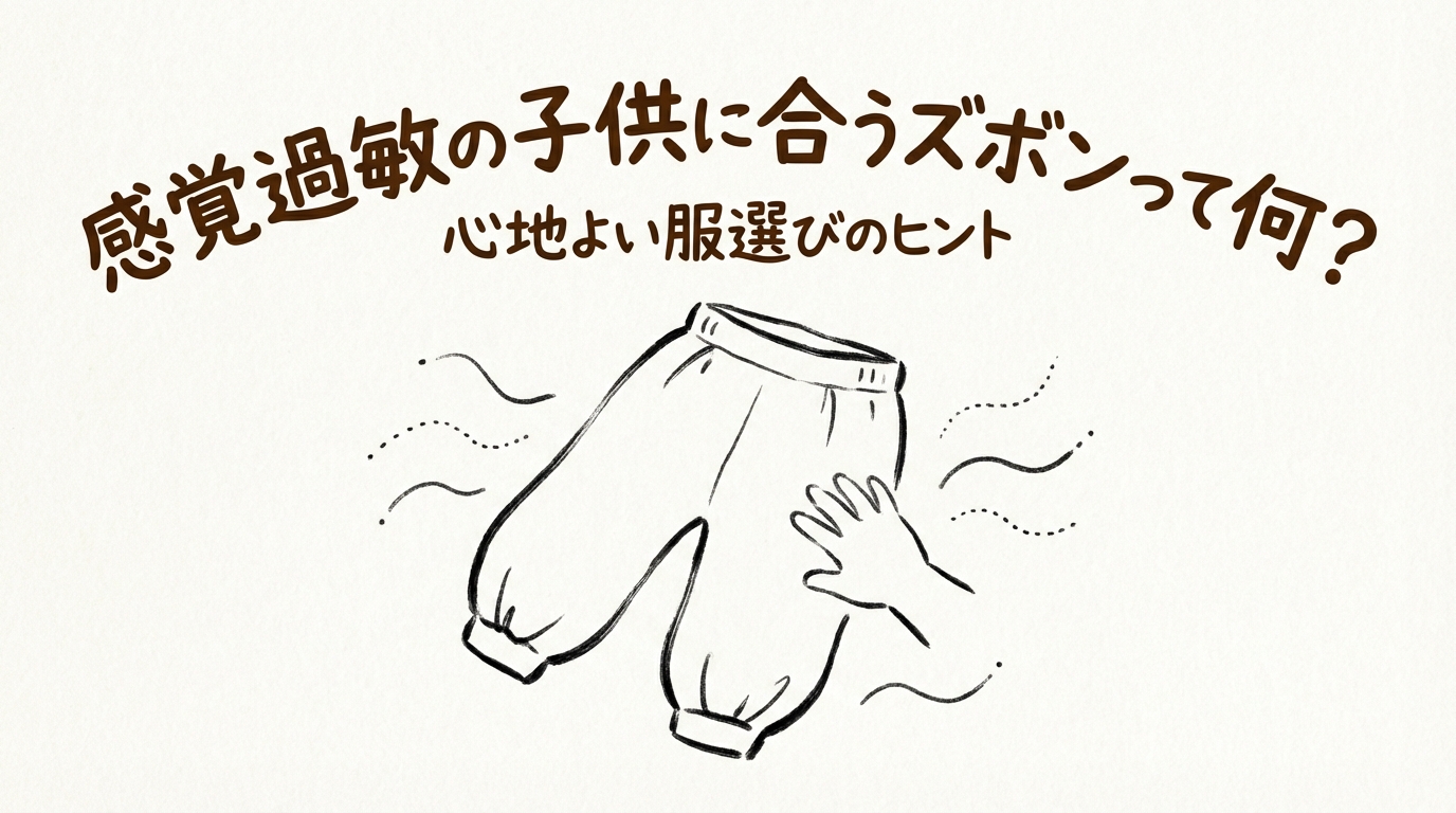 感覚過敏の子供に合うズボンって何？