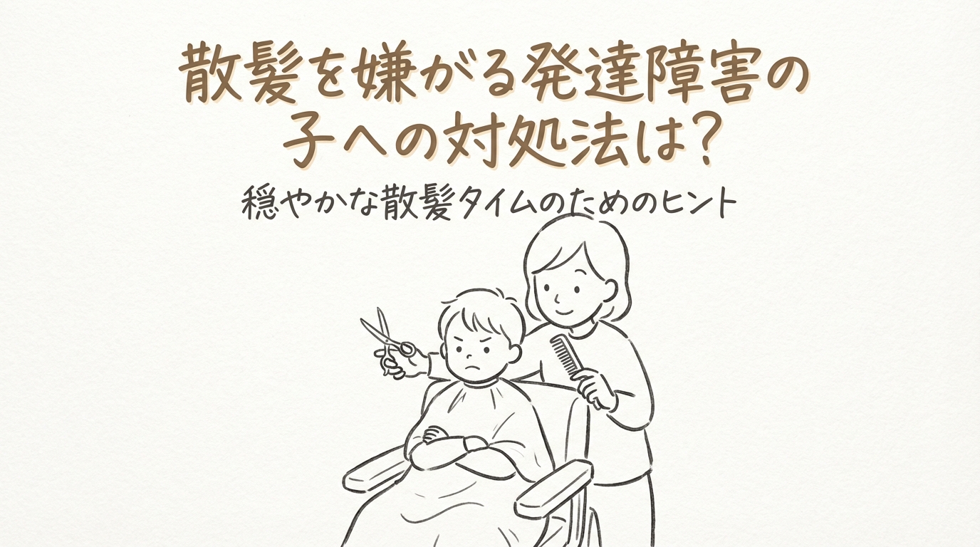 散髪を嫌がる発達障害の子への対処法は?