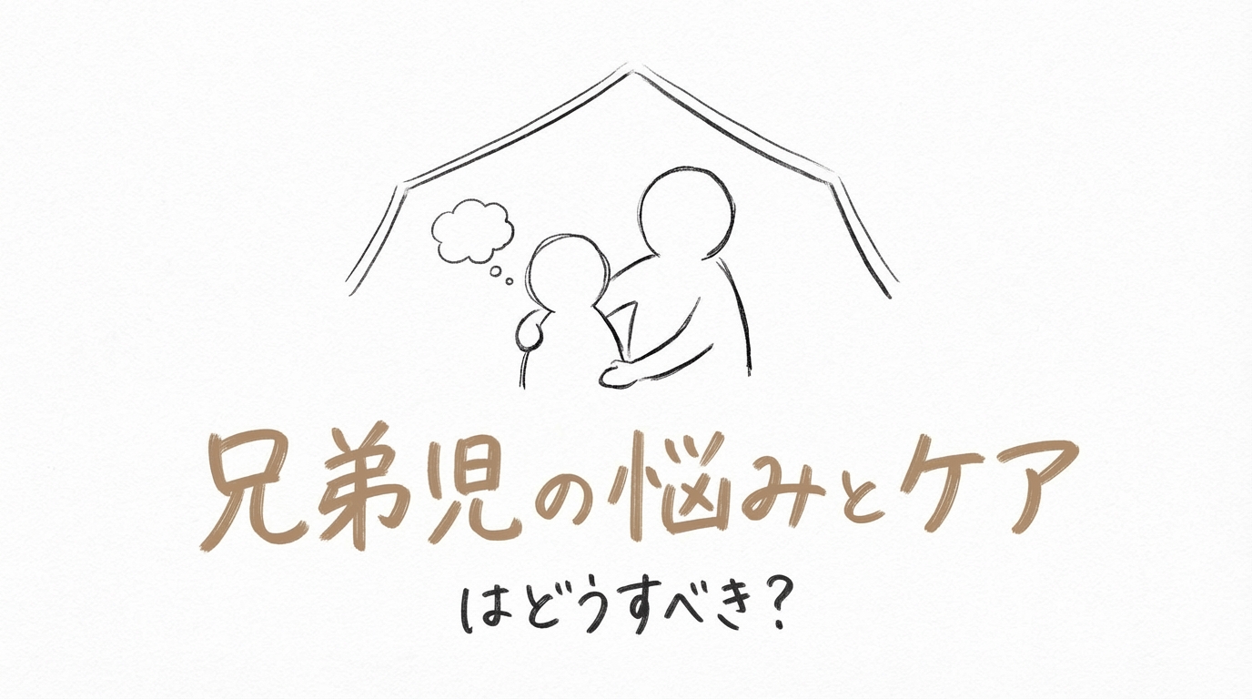 兄弟児の悩みとケアはどうすべき？