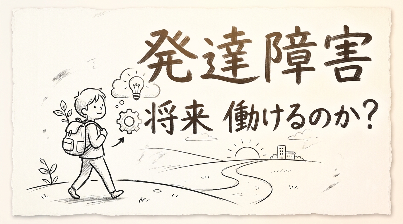発達障害 将来 働けるのか？