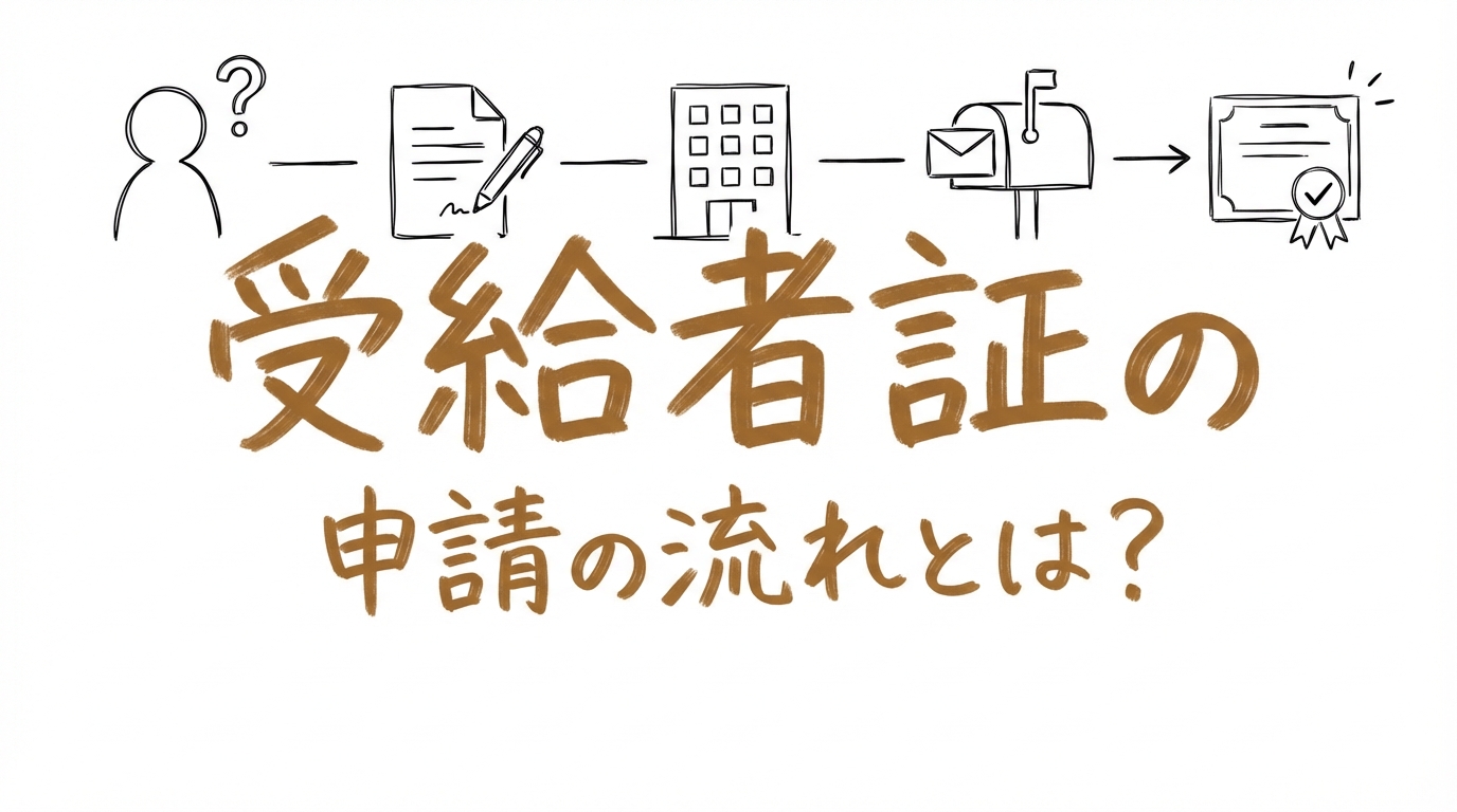 受給者証の申請の流れとは？