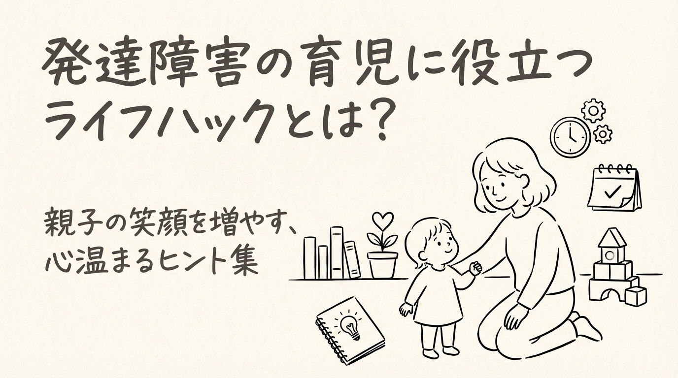 発達障害の育児に役立つライフハックとは？