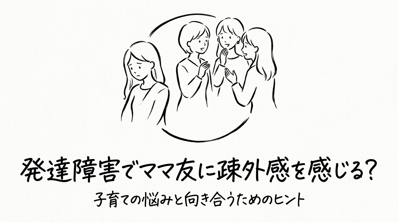 発達障害でママ友に疎外感を感じる？