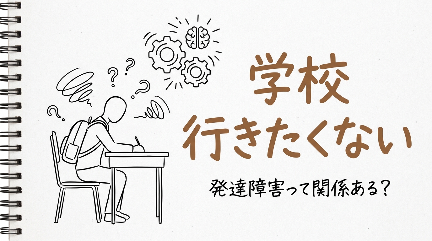 学校 行きたくない 発達障害って関係ある？