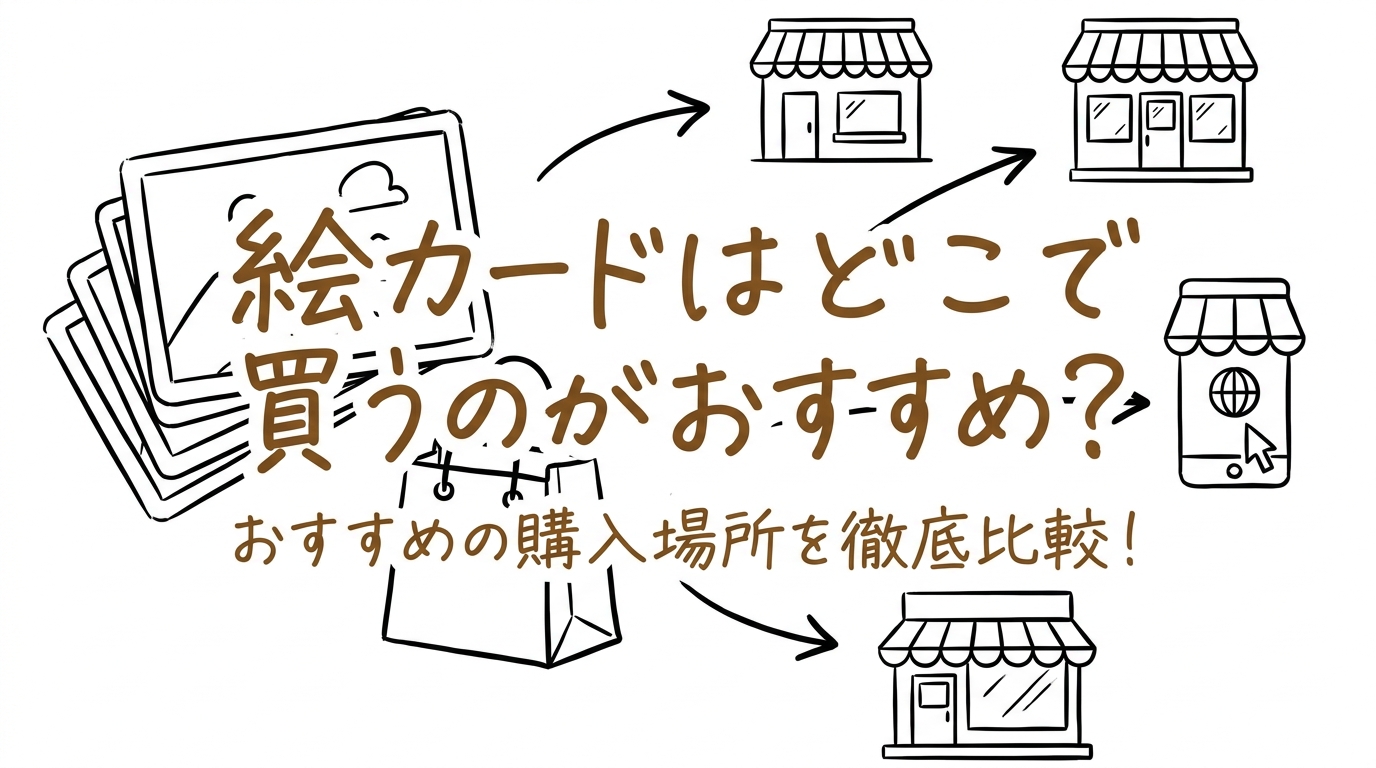 絵カードはどこで買うのがおすすめ？