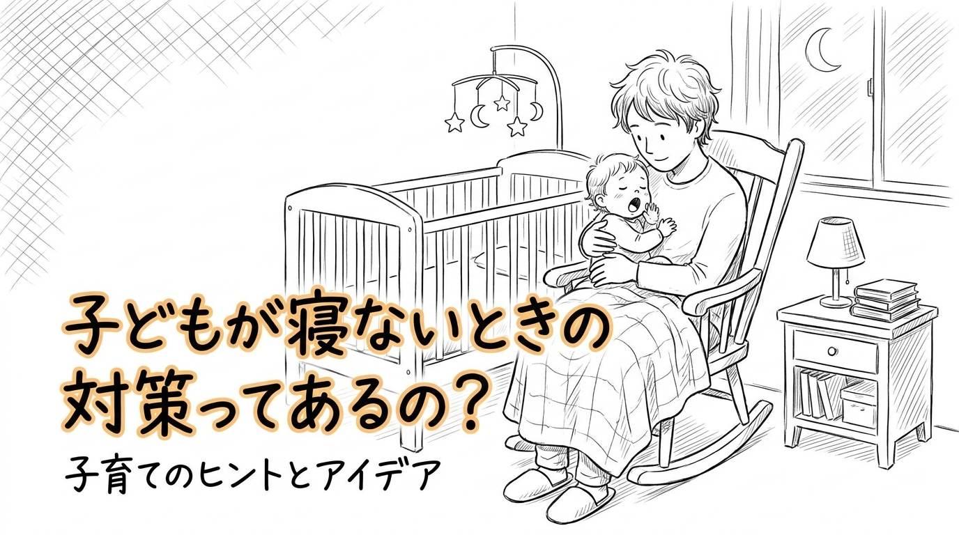 子どもが寝ないときの対策ってあるの？