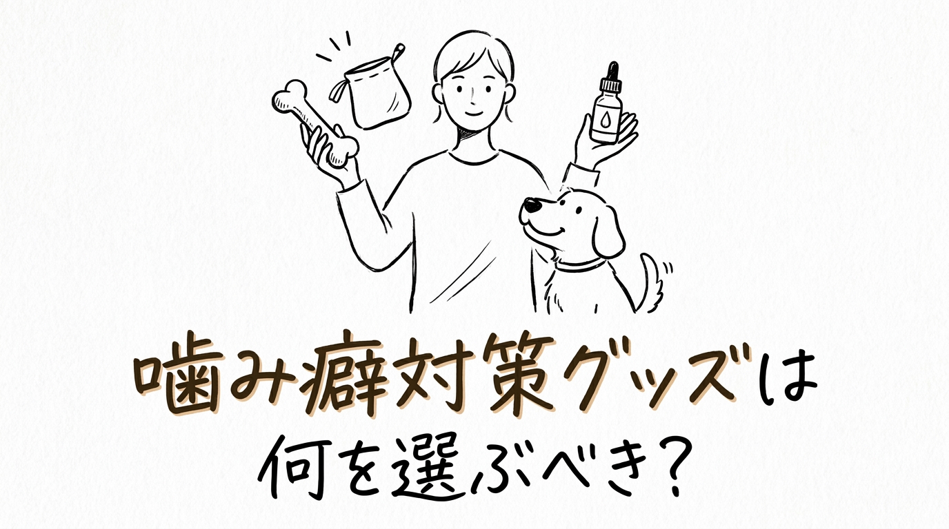 噛み癖 対策 グッズは何を選ぶべき？