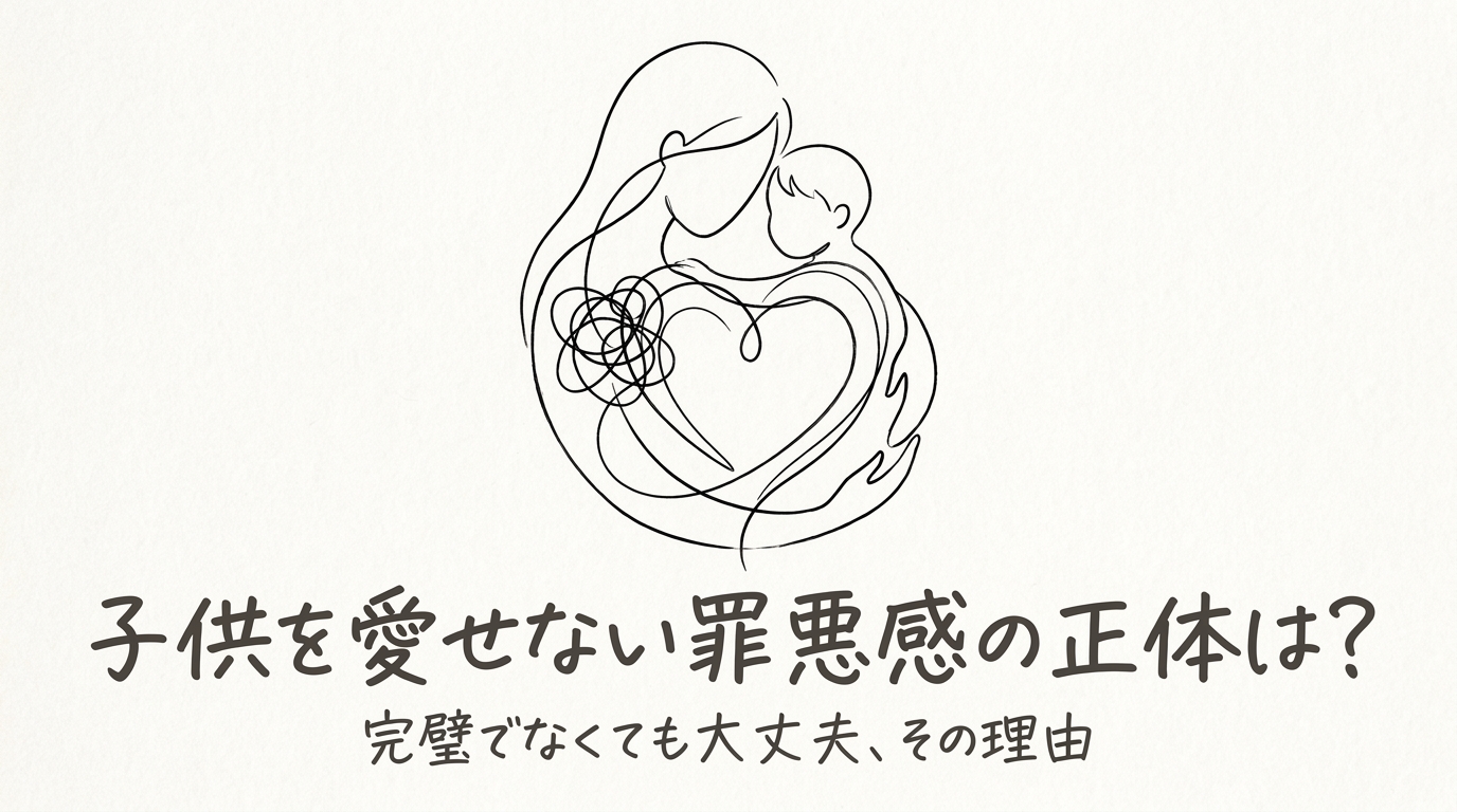 子供を愛せない罪悪感の正体は？