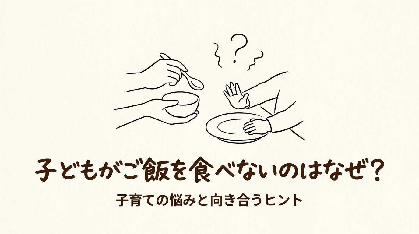 子どもがご飯を食べないのはなぜ？