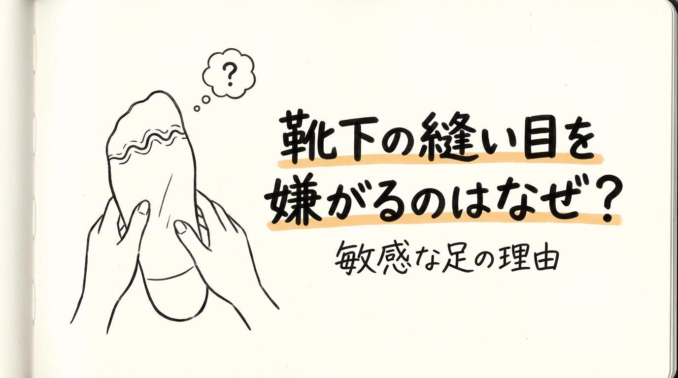 靴下の縫い目を嫌がるのはなぜ？