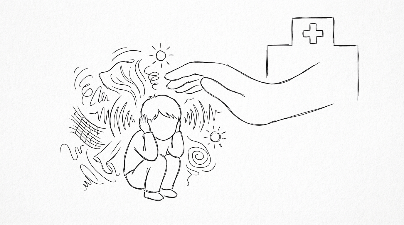 お子さんの感覚の強さは、専門の病院でサポートできます