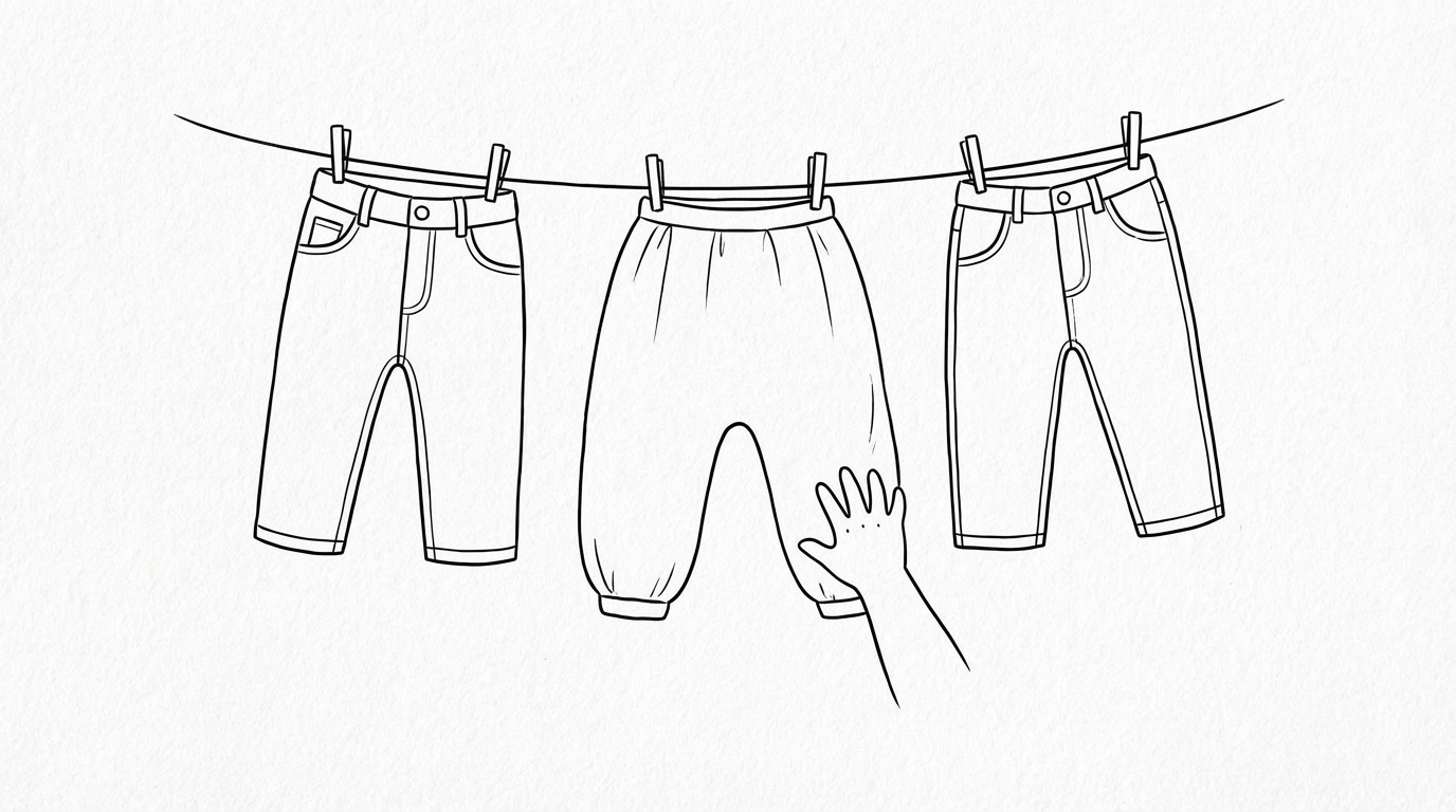 先輩ママたちが実践！お子さんが履けるズボン3つの工夫