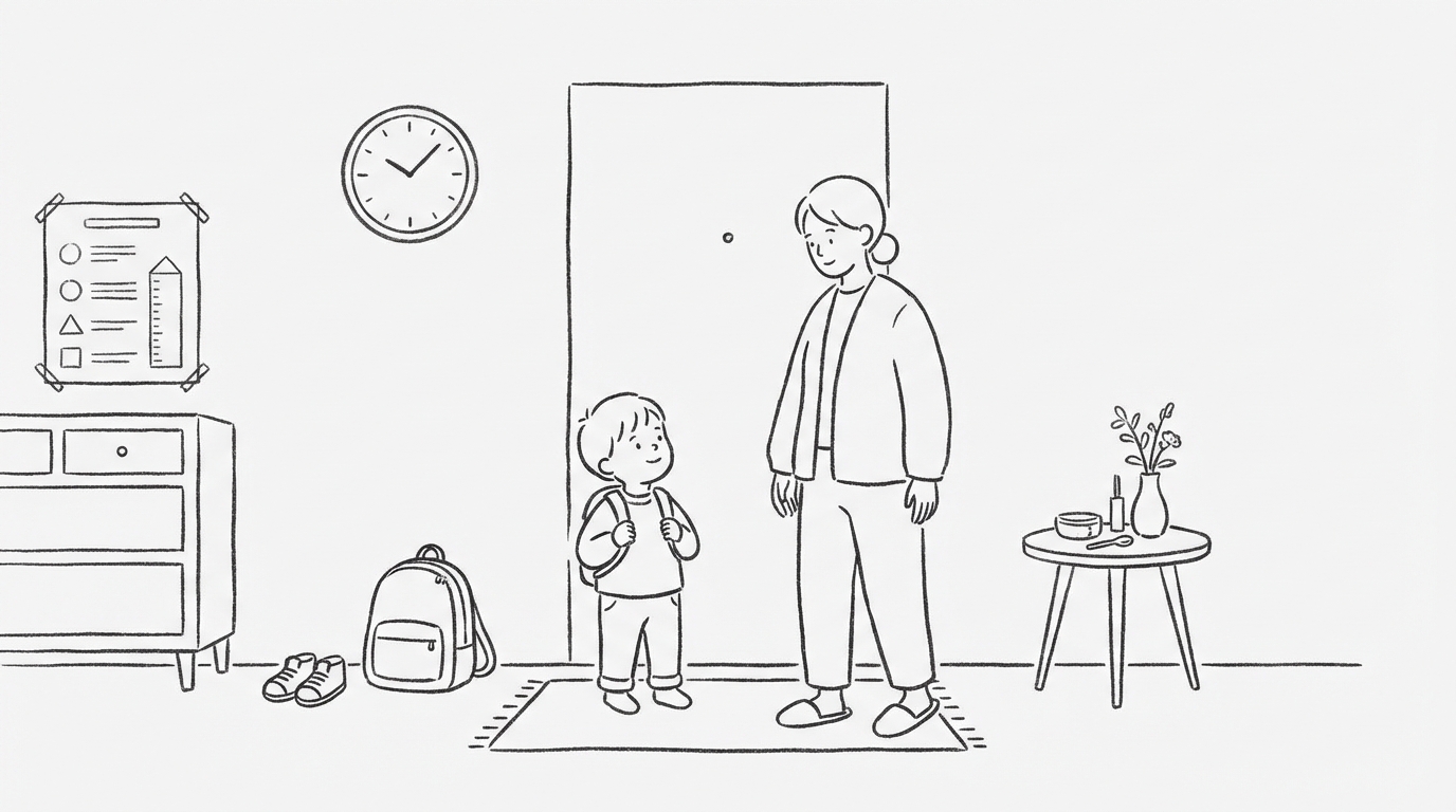 朝の支度は「見える化」と「環境づくり」で変わります