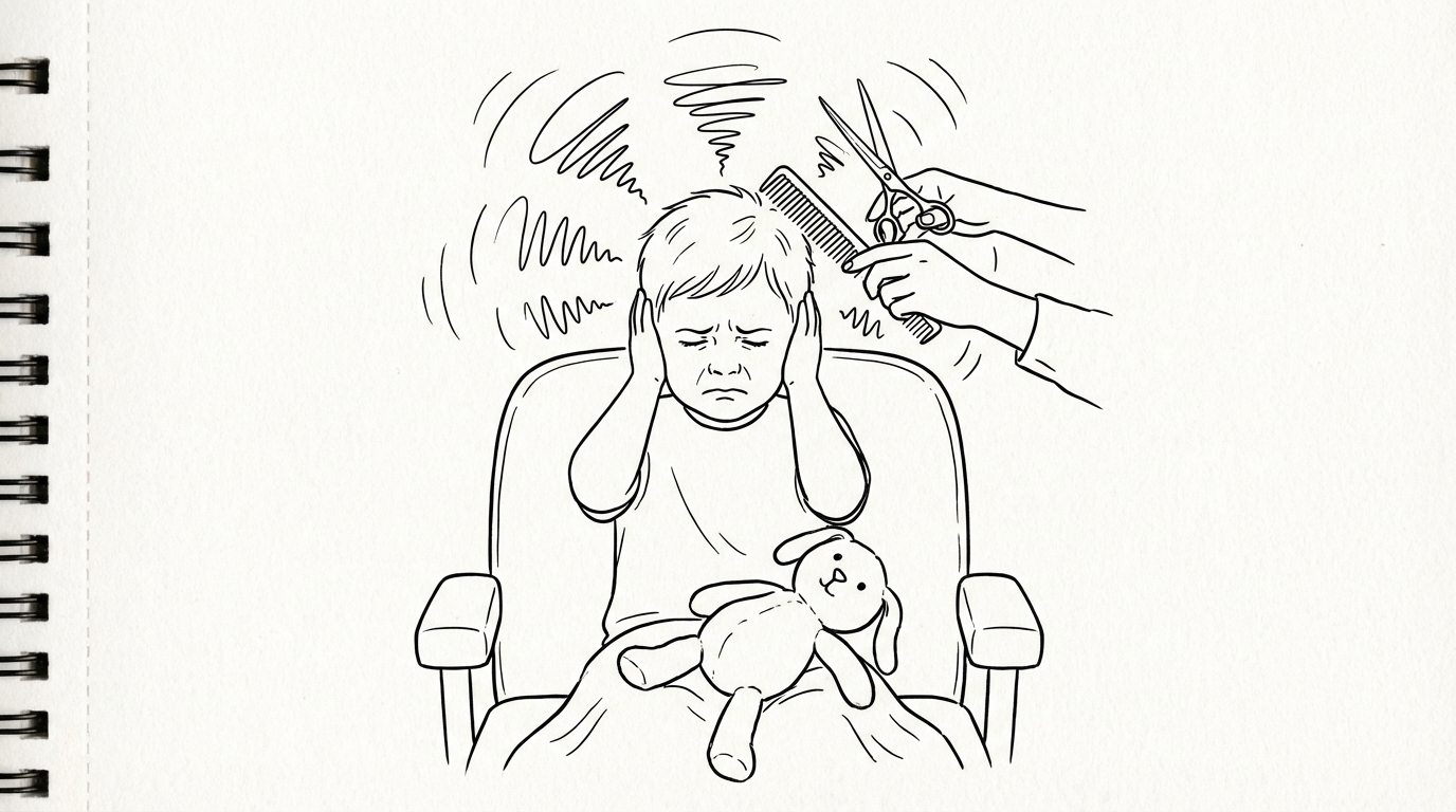 我慢できないほどの感覚の過敏さと不安が原因です