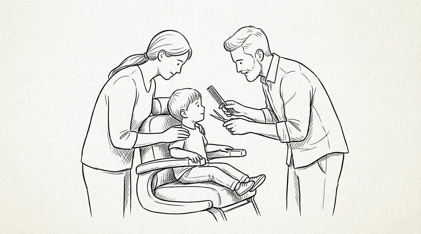 お子さんに合った散髪のスタイルを見つけましょう