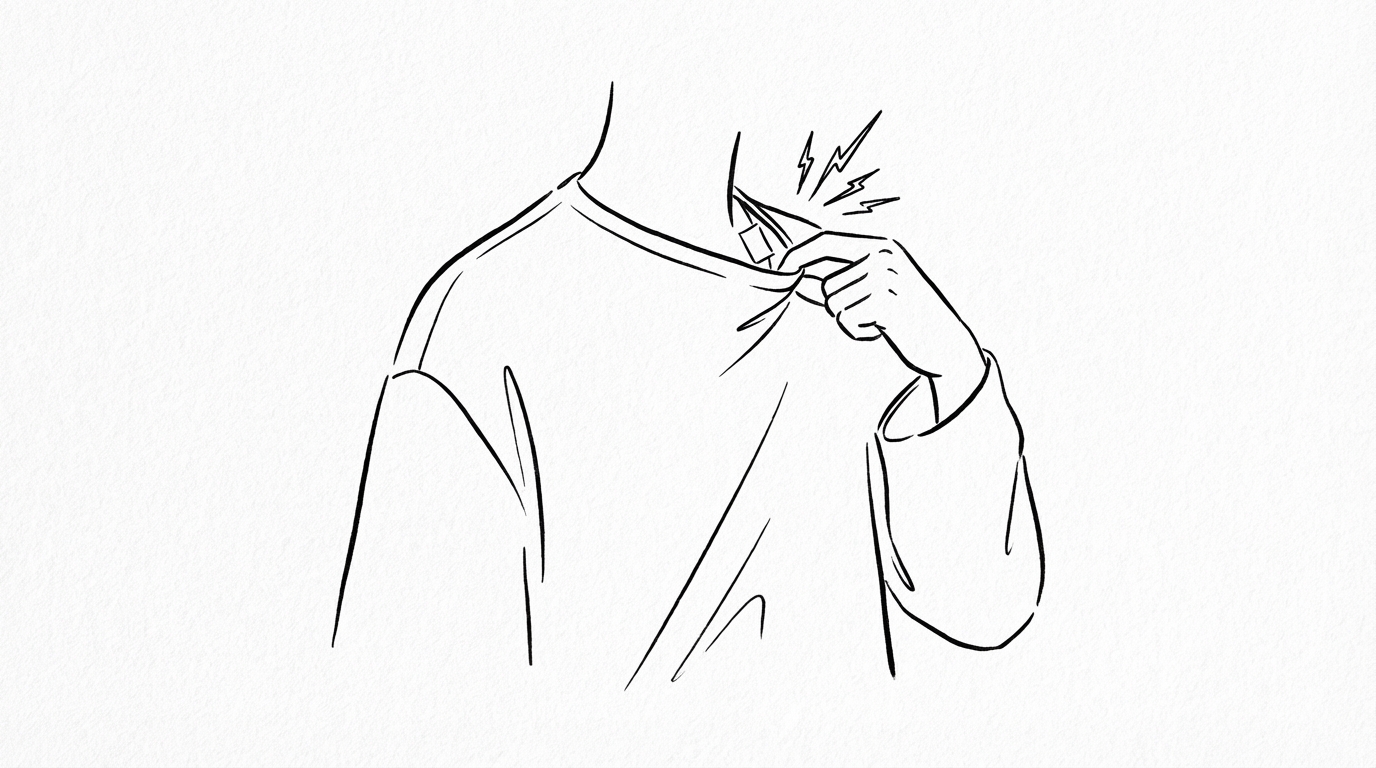 服の痛みは我慢しなくて大丈夫です